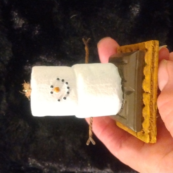The Original Smores Christmas Ornament Marshmallow, Graham Cracker & Chocolate - Picture 1 of 8